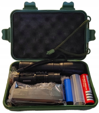 2 x LATARKA Taktyczna LED CREE XM-L T6 i Q5 ZOOM