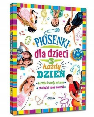 TW PIOSENKI DLA DZIECI NA KAŻDY DZIEŃ + 2 CD GREG