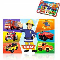 G101 Puzzle Trefl 100el. Pojazdy Strażaka Sama