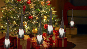 SKRZAT ŚWIĄTECZNY krasnal 45cm na Boże Narodzenie dekoracja ozdoba prezent