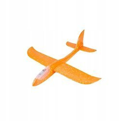 SAMOLOT ŚWIECĄCY LED ZE STYROPIANU STYROPIANOWY