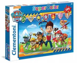 Puzzle Psi Patrol 104 el. SuperColor Clementoni