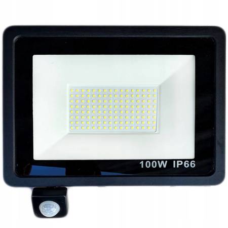 H04 HALOGEN LED 100W Z CZUJKĄ LAMPA NAŚWIETLACZ