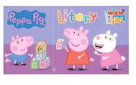 P8 PEPPA PIG WIEM I JA! LITERY KSIĄŻKA