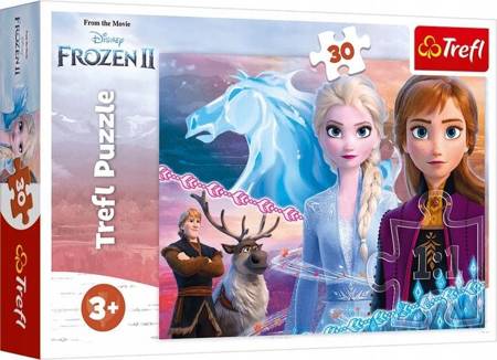 TT6 Trefl Puzzle 30 el Odwaga sióstr Frozen 2